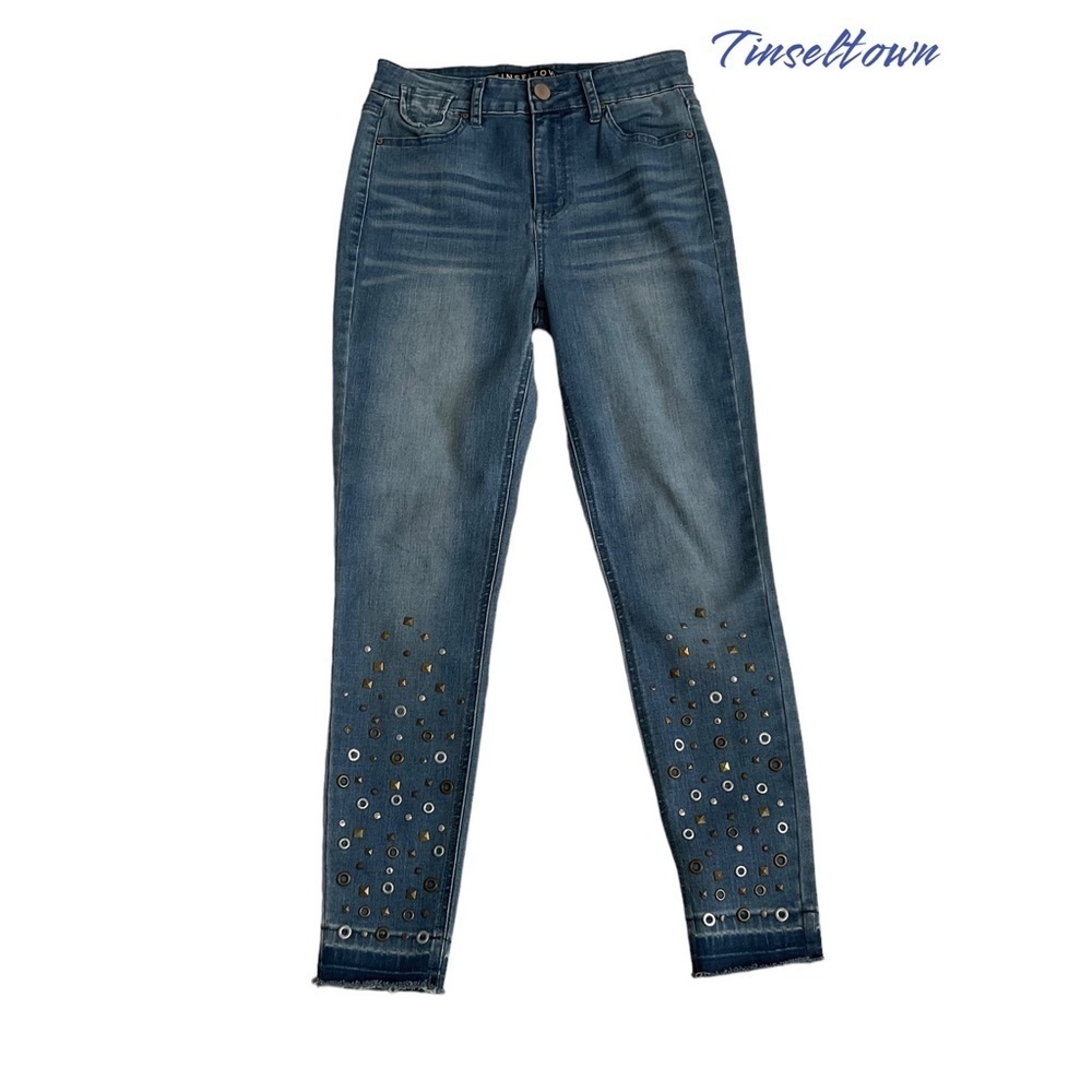 Tinseltown High Rise Blue Denim Skinny‎ Jean Size 5